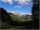 Konec ceste na Vogar - Planina Dedno Polje